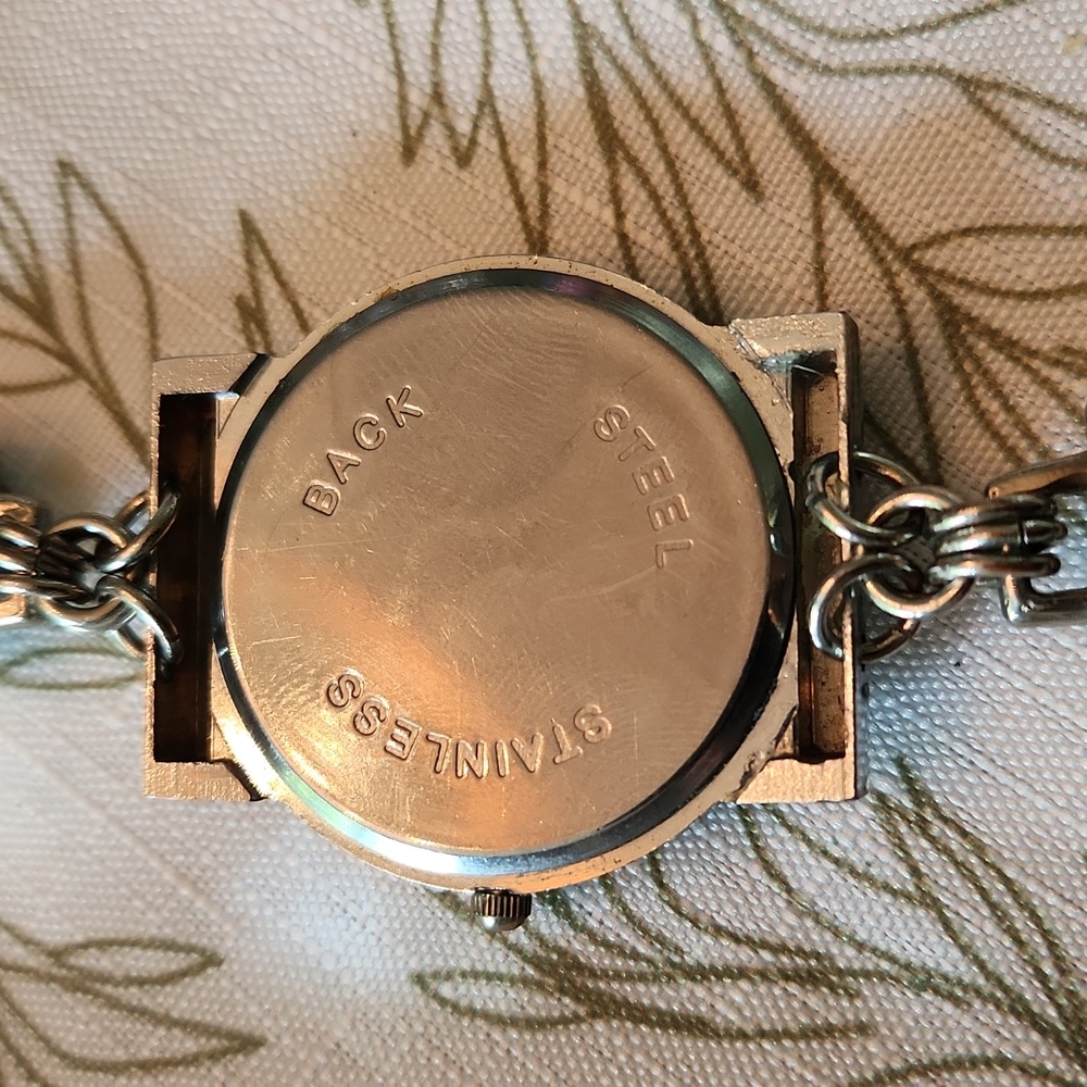 Vintage Cirque du Soliel Silver and Black Quartz Watch  7 1/2 inch wrist - Picture 3 of 5